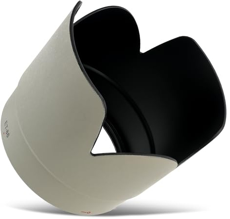 CELLONIC Gegenlichtblende kompatibel mit Canon EF 70-200mm f/2.8L is USM - Bajonett ET-86 White Objektiv Sonnenblende Kamera Streulichtblende Lens Hood