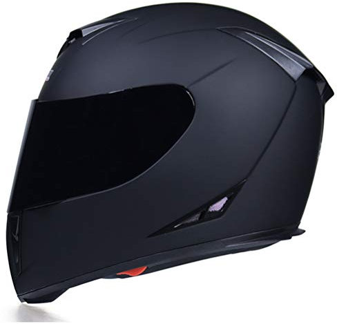 Casco Integrale Moto Racing Con Doppia Visiera Modulare Capacete