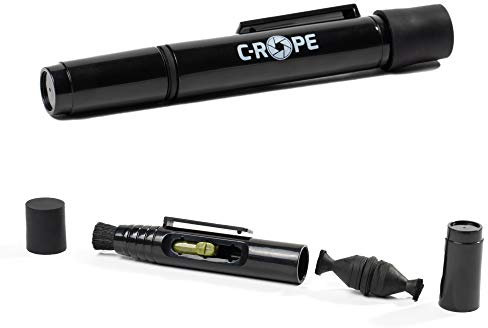 C-Rope Lens Pen 4-in-1 Reinugunsstift für Objektive, Filter und Kameras, schwarz