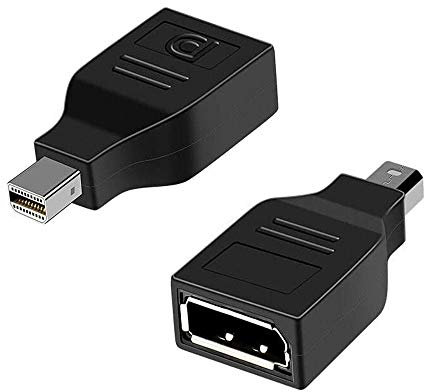 VMOJO Mini DisplayPort Male to DisplayPort Female Adapter,Thunderbolt to DisplayPort Converter - 4K Resolution Ready