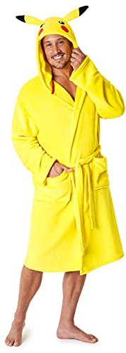 Pokemon Morgonrockar för män, fleecemorgonrockar för män, badrock för herr S-3XL