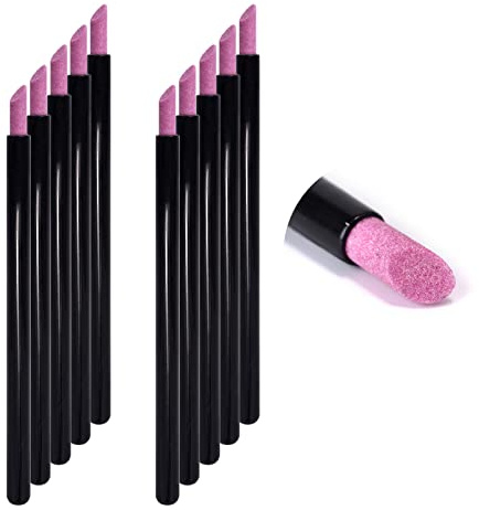 KADS 10Pcs Pumice Stone Nail File Cuticle Stone Pusher Nail Sanding Sticks Nail Art Pen Cuticle Remover Trimmer