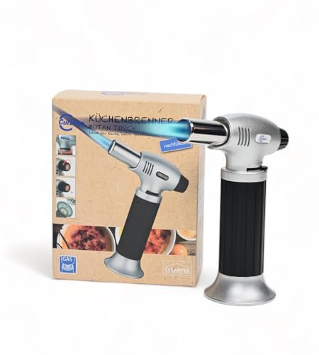 Cultimo Flambeo - Quemador de cocina (1300 °C, 15,5 cm de alto, quemador de malas hierbas)