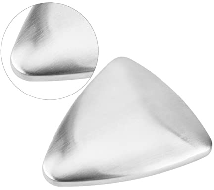 PLAFOPE Savon Inoxydable Éliminateur Odeurs Cuisine Bar Triangle Neutraliseur Odeur Mains Haute Durabilité Nettoyant Après Poisson Oignon Utilisation à Sec Eau