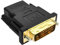 Adattatore da DVI maschio a VGA femmina, convertitore bidirezionale Hdmii a DVI-I, convertitore di segnale da HDMI a DVI, adattatore stabile di trasmissione del segnale per TV Box, computer, monitor e