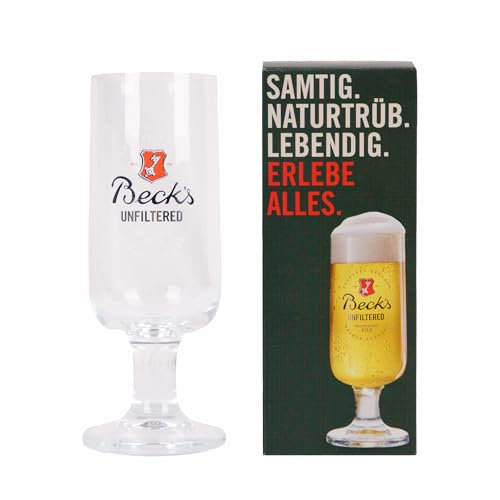 UNUS Lot de 6 verres à pied Beck's de 0,3 l