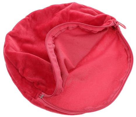 VALICLUD Housse Tricot Bouillotte Doux Flanelle Accessoire Hiver Pour Bouillottes Électriques Et Plaques Chauffantes Protection Thermique Ronde Isolante Confortable Et Sécurisée Pour Mains