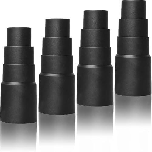 4 Pcs Universal Vacuum Adapter Power Tool Accessories Dust Extraction Hose Conversion Adaptor for Makita Random Orbital Sander Circular Saw Table Saw Eccentric Grinder