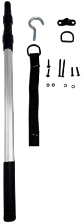 FewNvWa Accessori per Scale Da Soffitto con Gancio Estraibile per Soffitta con Asta di Prolunga Ad Anello a D