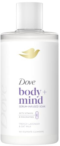 Dove body + mind French Lavender Serum-Infused Bath Soak 400 ml