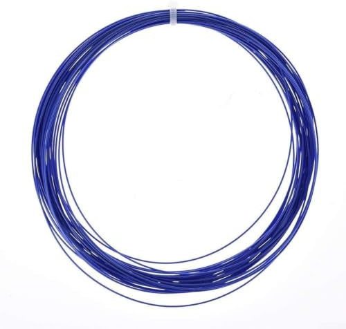 Marchfunny Cuerda de bádminton 0.70mm Nylon Raqueta Wire Line para entrenamiento, control de alta elasticidad, Multicolor 10 Pack (azul)