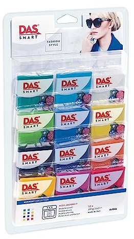 DAS Smart Fashion Style Modelling Clay Set, Perfect for Fashionistas and Mixed Media Designers