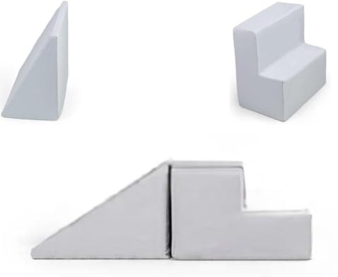 MAMOI® Baby Climbing Blocks | Foam Play Set | Climbing Blocks for Baby Softplay Set | Soft Play Slide and Step Set | Climbing Blocks for Toddlers | 100% ECO | Made in EU