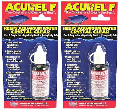 Acurel F Water Clarifier 1.06 fl.oz 25ml, Pack of 2