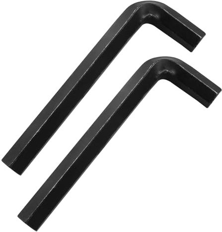 Biaungdo Black 14mm Hex Key Wrench Set, 2 Pcs, L Shaped