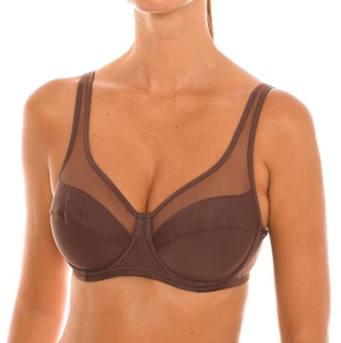 DIM Soutien-Gorge Femme avec Armatures Generous Classique x1 Soutien-Gorge, Marron Brut, 105B