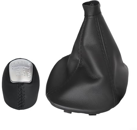 Pommeau de levier de vitesse de voiture 6 vitesses, soufflet et coffre compatibles avec IVECO pour DAILY IV V VI 2008-2017, noir