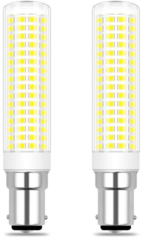 XIMNCHNI B15D LED Lampe 10W Ersetzt für Osram Halolux Ceram 100W,Kaltweiss 6000K B15D LED Glühbirnen 1200LM für Schlafzimmer Wohnzimmer, AC 100-265V, Nicht Dimmbar,2 Stück