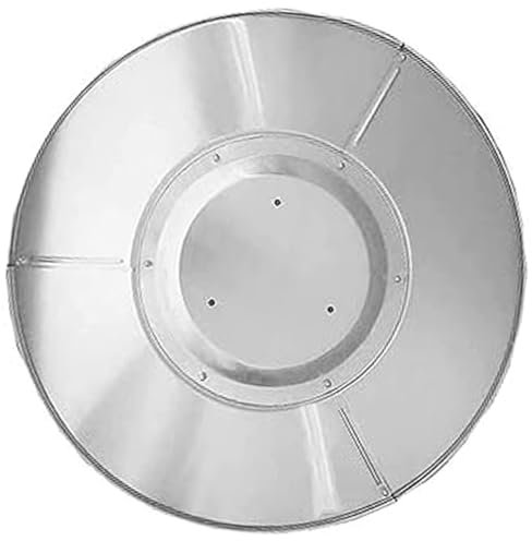 Marvin Ricambio Deflettore per Stufa a Fungo, Scudo Riflettente in Alluminio per Riscaldamento Esterno, Accessori per Direzionare il Calore