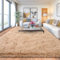 Chicnix Großer Teppich Wohnzimmer 200x300 Hochflor Flauschig, Schlafzimmerteppich Langflor Beige, rutschfest Weich Shaggy Teppich für Kinderzimmer Teenager Schlafsaal