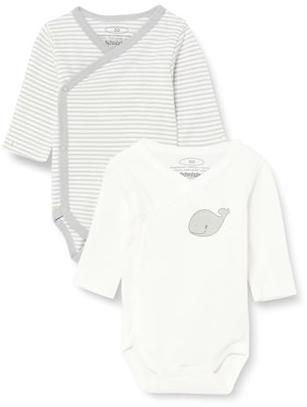 Playshoes Unisex schnizler baby småbarn långärmad skötväska i 2-pack, natur, 62 cm