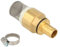 tecuro Saugfilter Set 1 Zoll, Messing Fußventil mit Rückschlagventil und Saugkorb, Schlauchülle und Schlauchschelle - 2761001