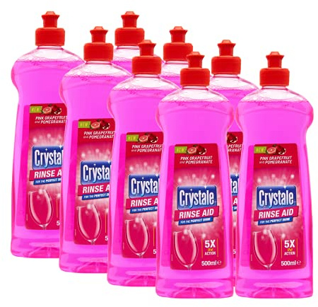 Crystale Dishwasher Rinse Aid - Pink Grapefruit and Pomegranate