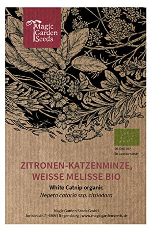 Zitronen-Katzenminze/Weisse Melisse (Nepeta cataria ssp. citriodora) Bio - ca. 100 Samen