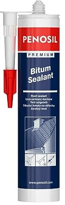 Penosil Bitum Dichtmasse 310 ml schwarzer Dachdichtstoff witterungsbeständiger Bitumenkleber zum Abdichten und Verkleben