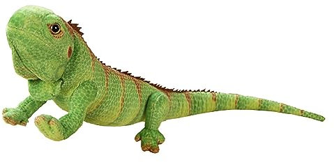 FakeFace Realistische Eidechse Plüschtier Puppe 95cm Stoffpuppe Kuscheltier Chamäleon Vierbeiniger Drache erschreckendes Requisite, geeignet für Wohnzimmer, Halloween und Themendekorationen