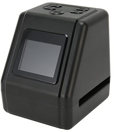Scanner de Diapositives, Haute Résolution R G B Conversion Rapide Manuelle Automatique Ajustement de la luminosité JPG 128G Scanners Négatifs de Diapositives Maximum, avec