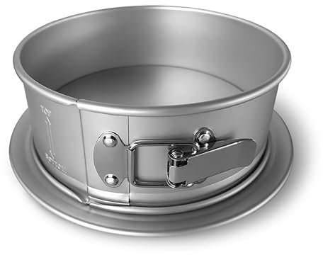 Guardini, Tortiera apribile 1 fondo Ø 23 cm, Fondo salvagoccia, Rivestimento PFAS free, Adatta ad uso intensivo, Alluminio riciclato anodizzato, Argento, Made in Italy, Linea Professional