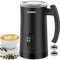 Milchaufschäumer Elektrisch 4 in 1 - Automatische Milchschäumer 350ml Großes Fassungsvermögen Milch Dampfer Geräuschloser für Heißer Kalter Milchschaum Heiße Schokolade Latte Cappuccino Macchiato