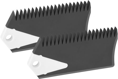 Surfboard -Wachs -Kammreinigung in Robustem PVC -Reiniger für die Anwendung der Eliminierung von Wachs, Ein Licht Glatt für Surfer und Skater, 2PCS Schwarz