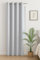 Cortina Opaca 140x250 cm - 1 Panel con 8 Ojales - Aislante Térmica y Bloqueo de Luz - Tela Suave y Decorativa para Salón y Dormitorio - Cortina Opaca Termica - Fácil Instalación (Blanco Grisáceo)