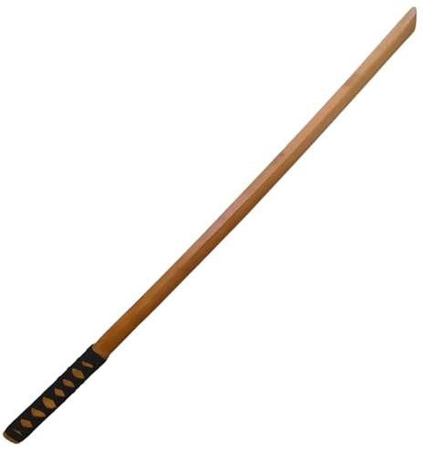 Sportech Italia - Bokken legno Suburito, Bokuto con Tsuka-ito allenamento per Aikido, Iaido, Kobudo, Kendo, Kenjutsu Katori Shinto ryu (Faggio)