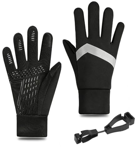 XRVRILE handskar barn vattentäta vinter softshell varma ridhandskar halkfria vindtäta termohandskar barn cykelhandskar fleece vattentäta cykelhandskar utomhus sport