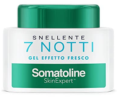 Somatoline SkinExpert, 7 Notti Gel Effetto Fresco, Trattamento Corpo Anticellulite, Ultra Intensivo, con Sale Integrale, 400ml