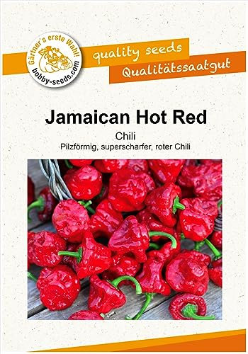 Paprikasamen Jamaican Hot Red Chilisamen Ultrascharf Portion