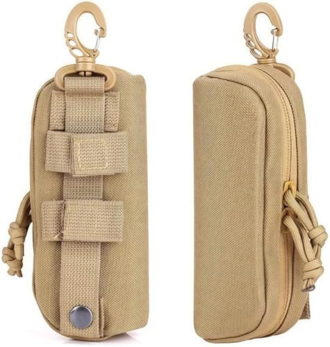ACEXIER 1PCS Estuche para gafas MOLLE táctico, caja protectora a prueba de golpes, estuches para anteojos portátiles, gafas con clip para cinturón