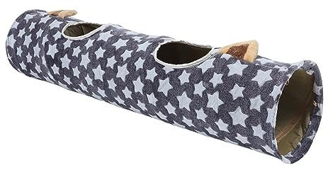 Amosfun Tunnelspielzeug Für Katzen Spielzeug Für Welpen Welpentunnel Katzenrohr Zusammenklappbarer Hundetunnel Cat-röhren Und Tunnel Katzenspieltunnel Die Katze Haustier Katze Eisen