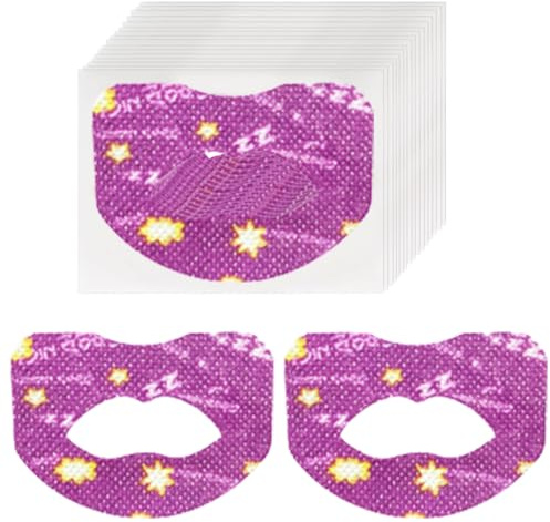 INGJIA Cinta Adhesiva para la Boca para Dormir, 30pcs de Parches con Forma de O para la Boca, Parches Anti ronquidos, Ayuda a Reducir los ronquidos y desarrolla hábitos de respiración Nasal