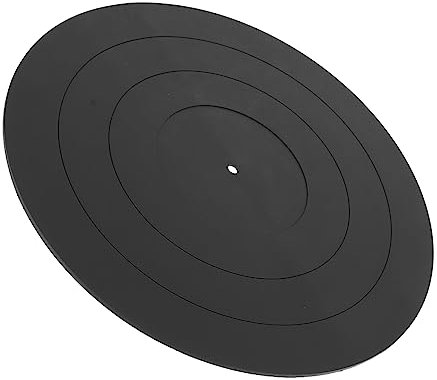 KICHOUSE Alfombrilla para Tocadiscos Estabilizador De Disco Tapete De 12 Pulgadas para