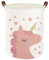 Wäschekorb Kinder, Einhorn Wäschekorb Kinder, Wäschekorb Kinderzimmer Baumwolle mit wasserdichter PE-Beschichtung, 35 cm breit x 50 cm hoch Aufbewahrung Kinderzimmer (Rosa -Einhorn)