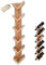 VieDéco Weinregal Wand für 6 Flaschen aus Holz, Weinregal schmal, Wein Wandregal, Weinregal Wandmontage, Weinhalter, Wine Rack, weinregal, Weinständer, Flaschenregal Wand