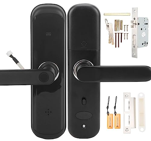 Serrure Electronique Gache Portillon Exterieur, Verrou Connecté 12V, Empreinte Digitale et Code, Sans Fil - Sécurité Anti-effraction, Gestion Multi-utilisateurs, Idéale Porte d'Entrée