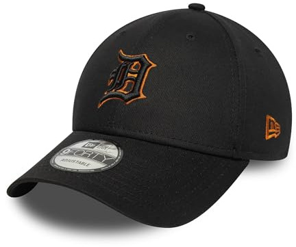 New Era Detroit Tigers MLB Team Outline 9Forty Cap Schwarz Orange - One-Size