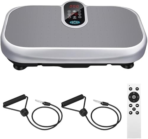 Piastra vibrante per fitness, con funzione di riscaldamento e connessione Bluetooth, livelli di vibrazione: 120 livelli, portata fino a 150 kg