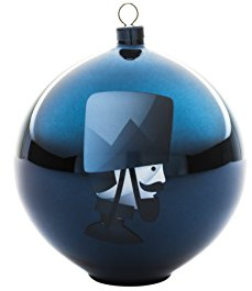 Alessi AAA07 5 julgransprydnad, blå, 10 x 10 x 10,7 cm