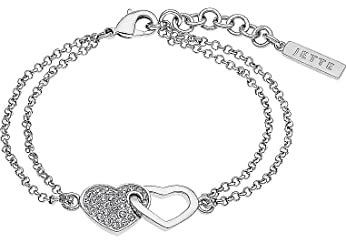 JETTE Damen-Armband 925er Silber rhodiniert 33 Zirkonia One Size, Silber 87369072